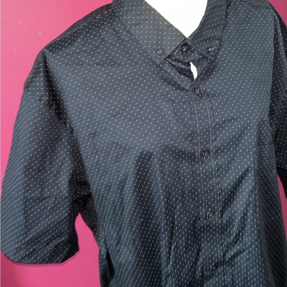 NWT MENS Club Room Granada Sky Short Sleeve Button-Up Shirt - Picture 4 of 4